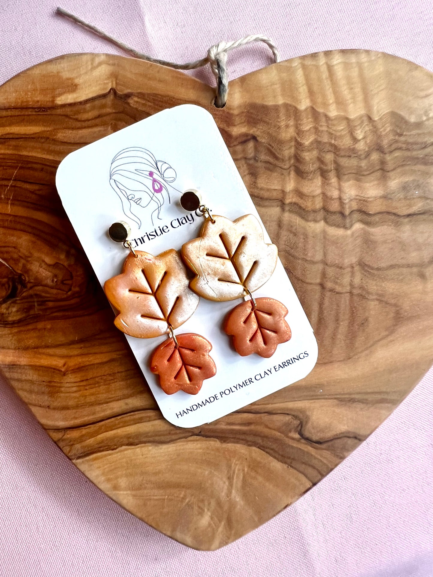 Fall - Maple Leaf Dangle Shimmer