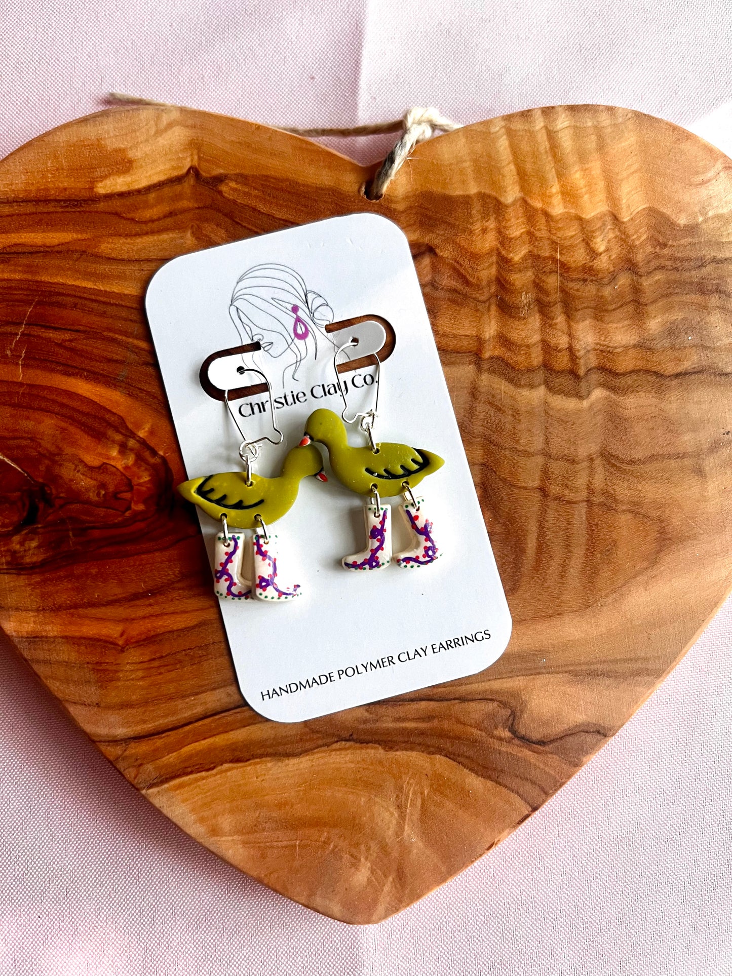 Whimsy. Ducks with Boots