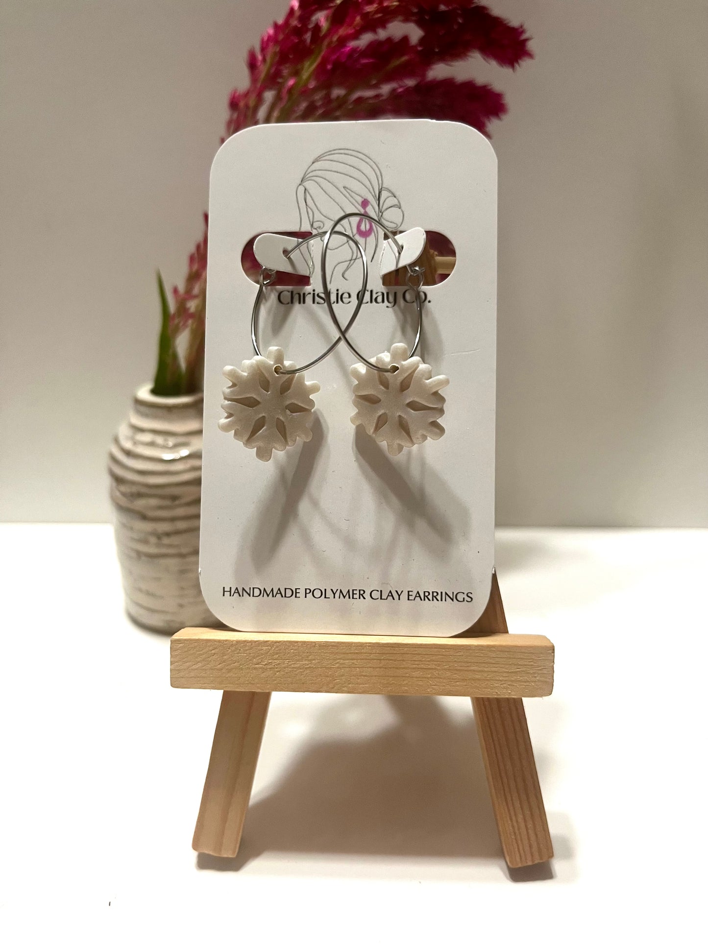 Winter-Snowflakes on hoops