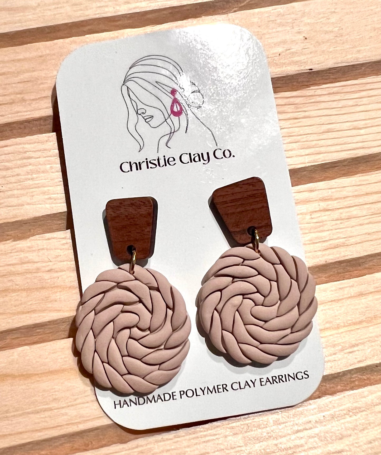 Weave Circle Earrings