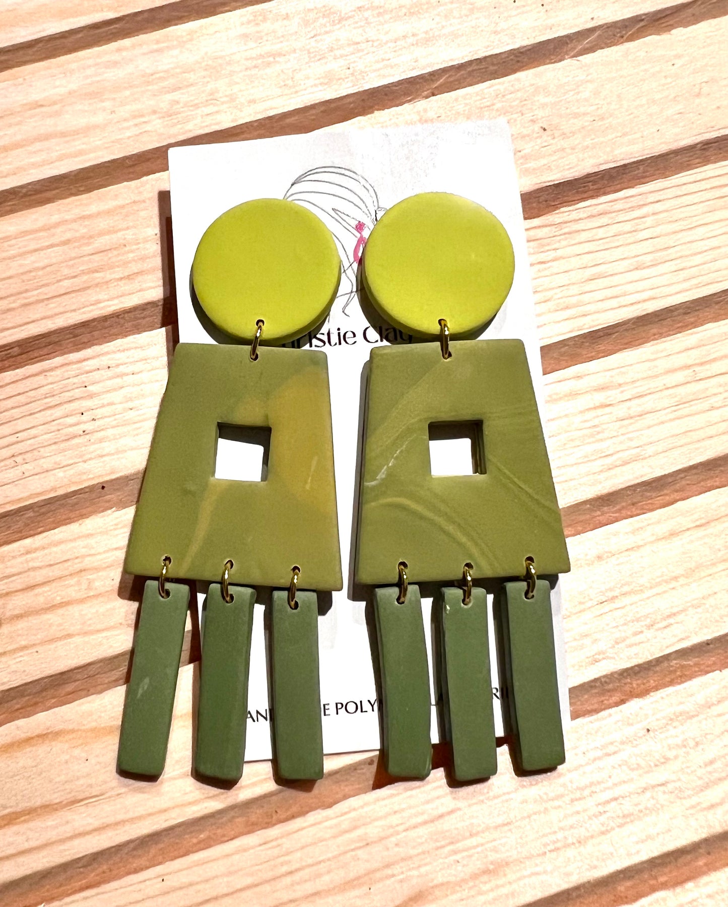 Geometric Statement Earrings