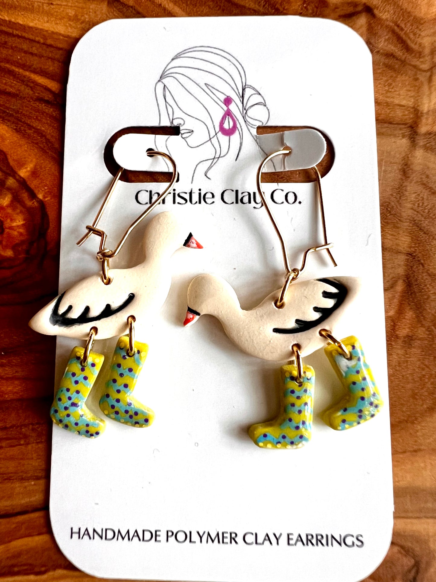 Whimsy. Ducks with Boots