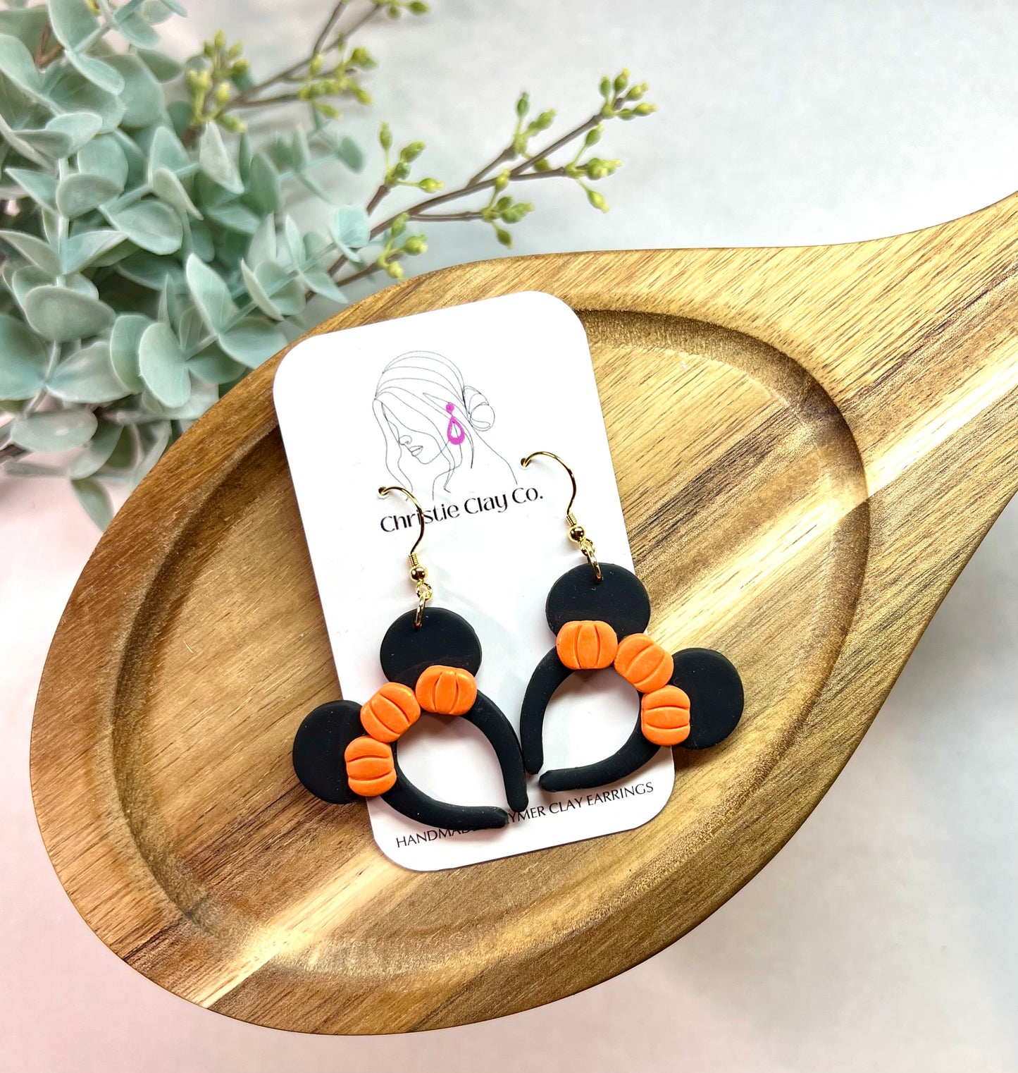 Halloween - Mouse Ears with Pumpkins