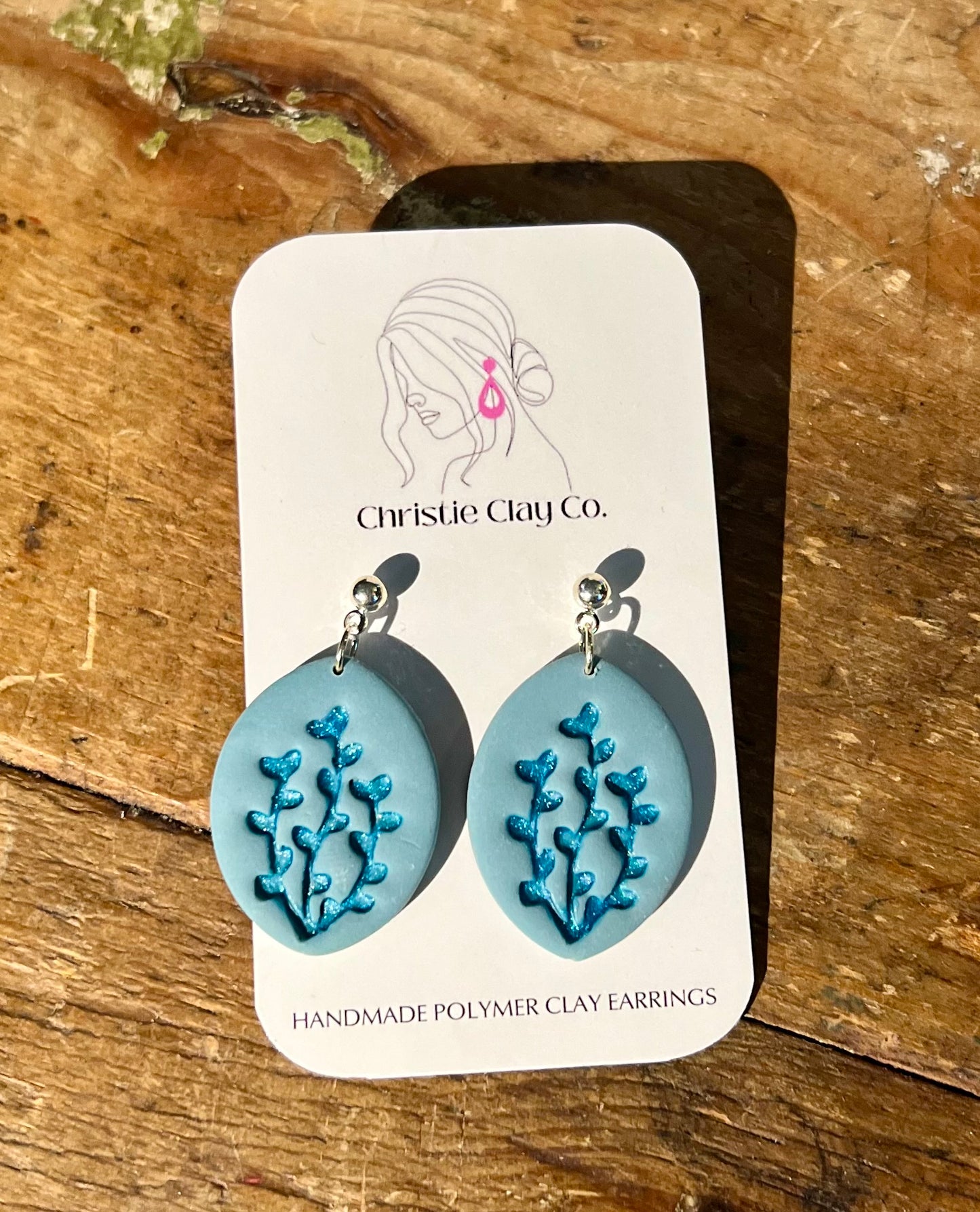 Floral Imprint Dangles