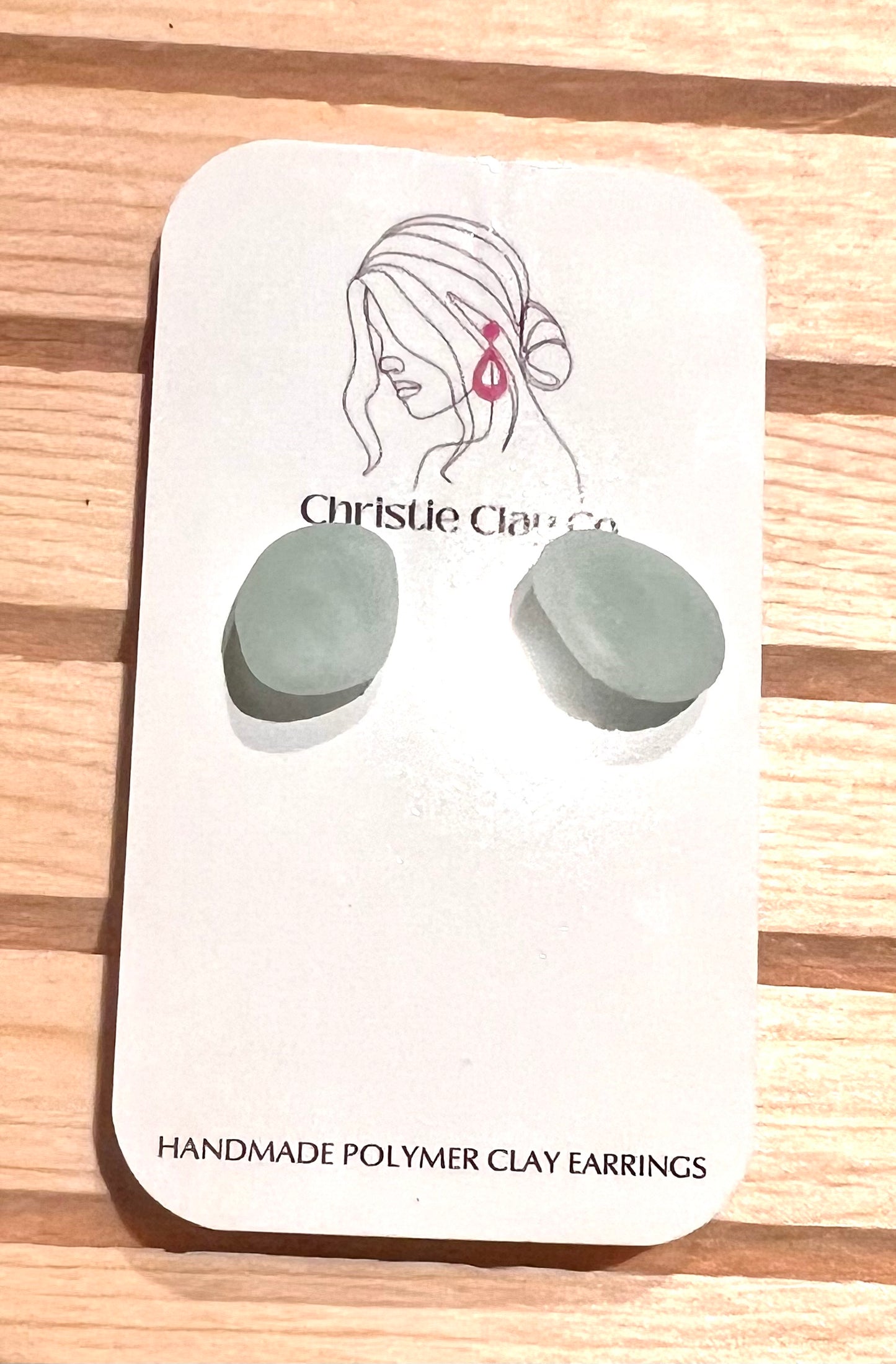 Faux Seaglass Studs