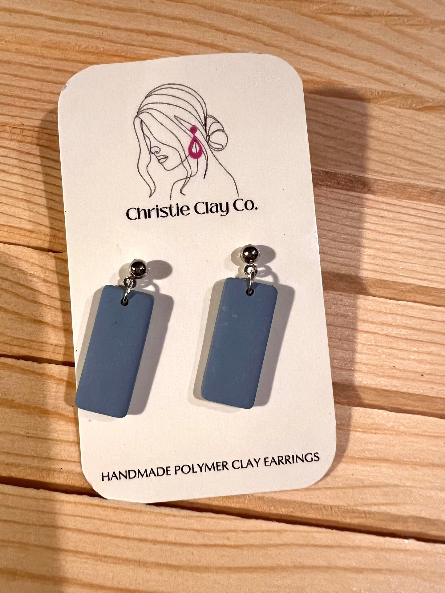 Smooth - Simple Rectangle Everyday Earrings