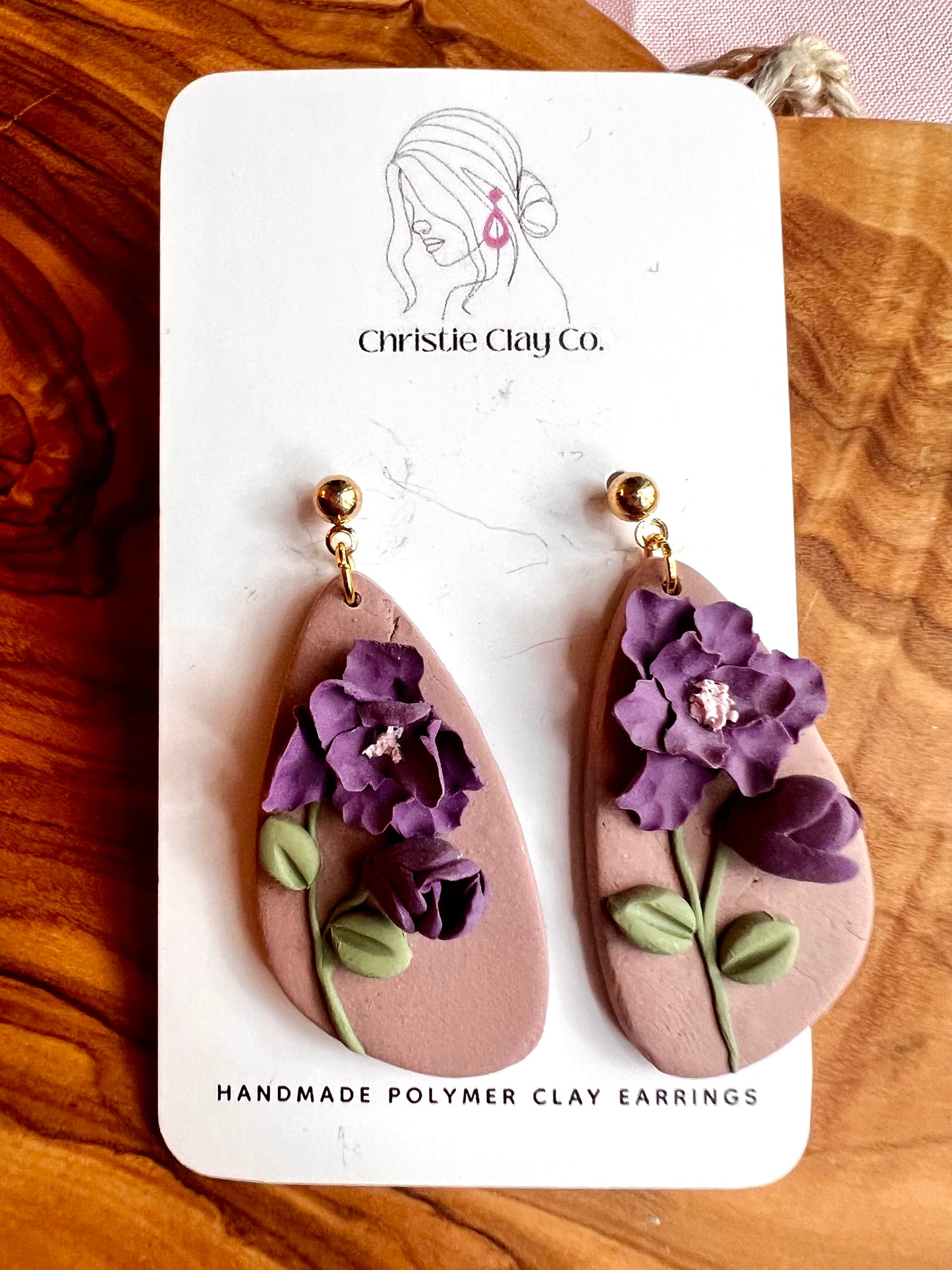 Florals - Purple Flower Drop