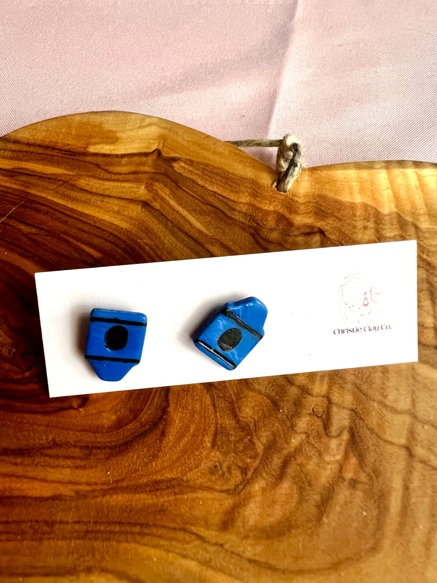 Back To School Crayon Studs