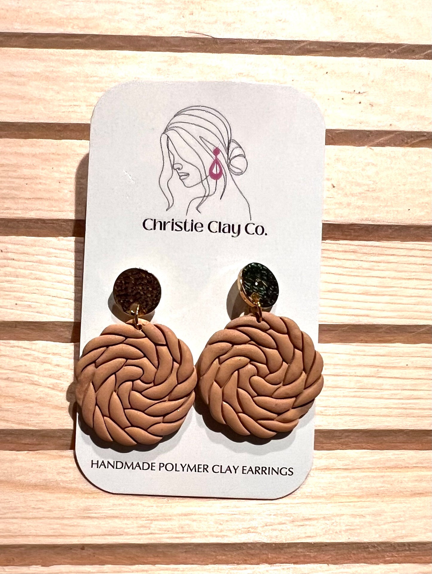 Weave Circle Dangles