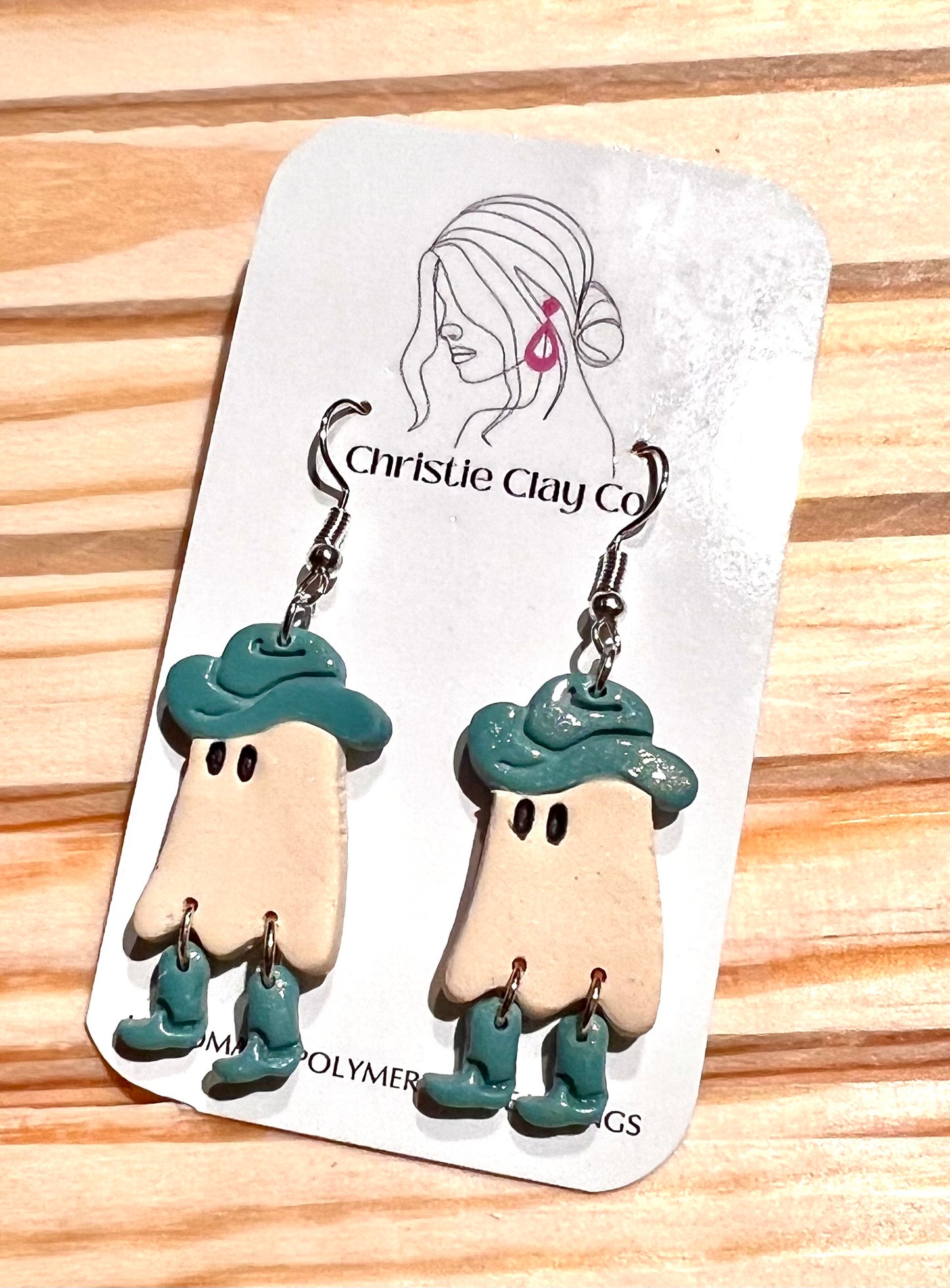 Halloween - Cowboy Ghost with Dangle Boots