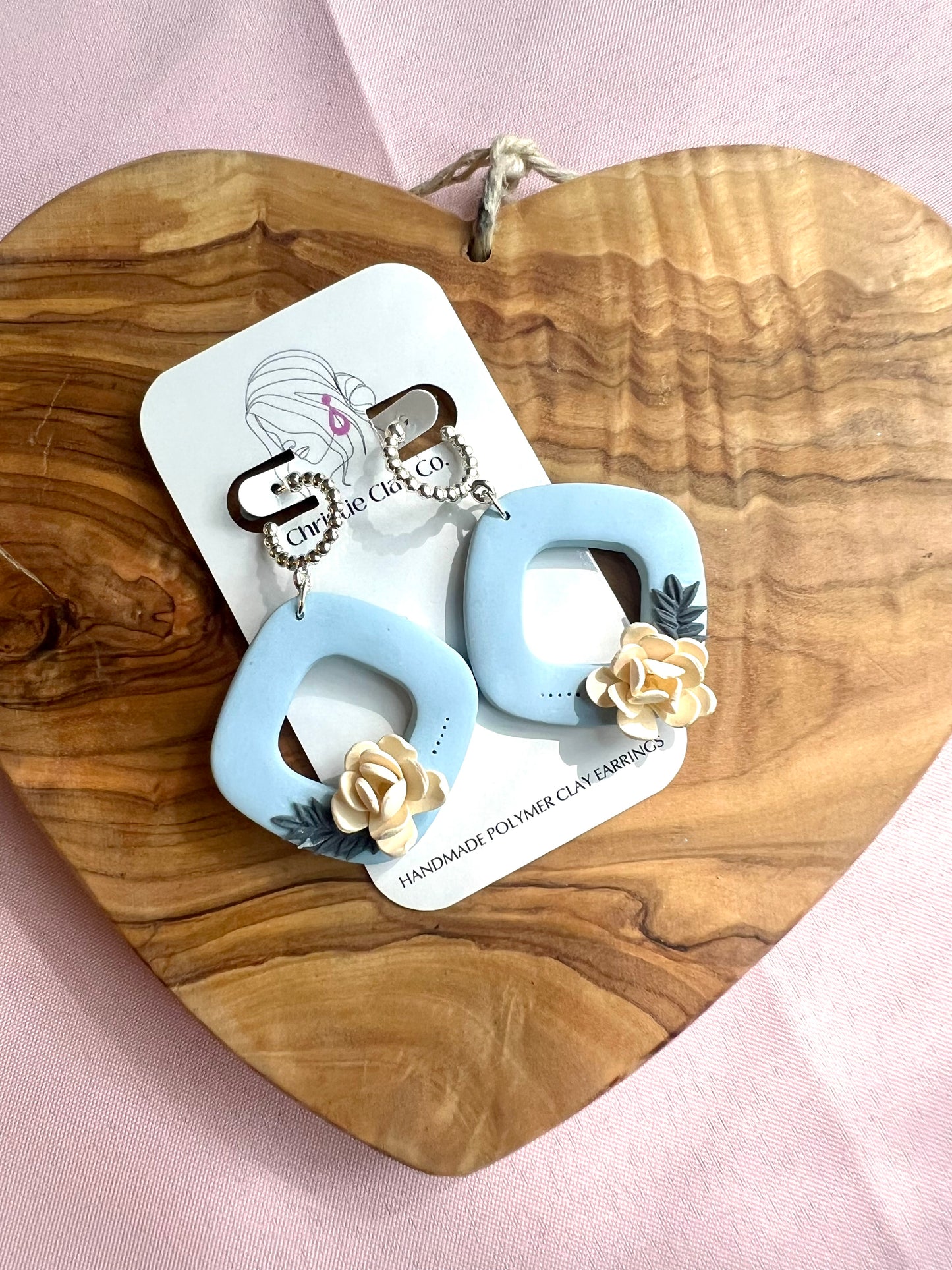 Bridgerton Inspired - Baby Blue Flower Cutout