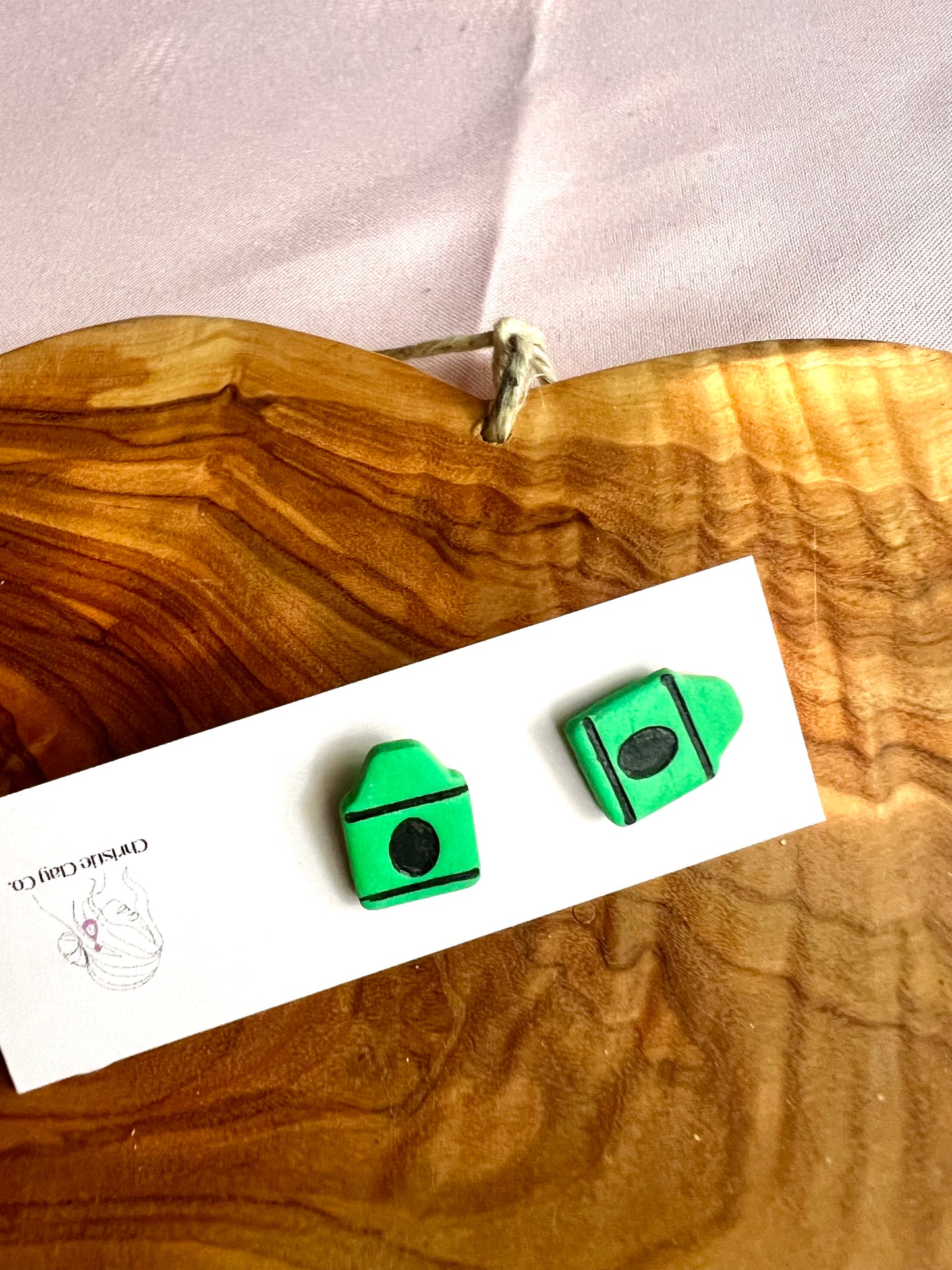 Back To School Crayon Studs