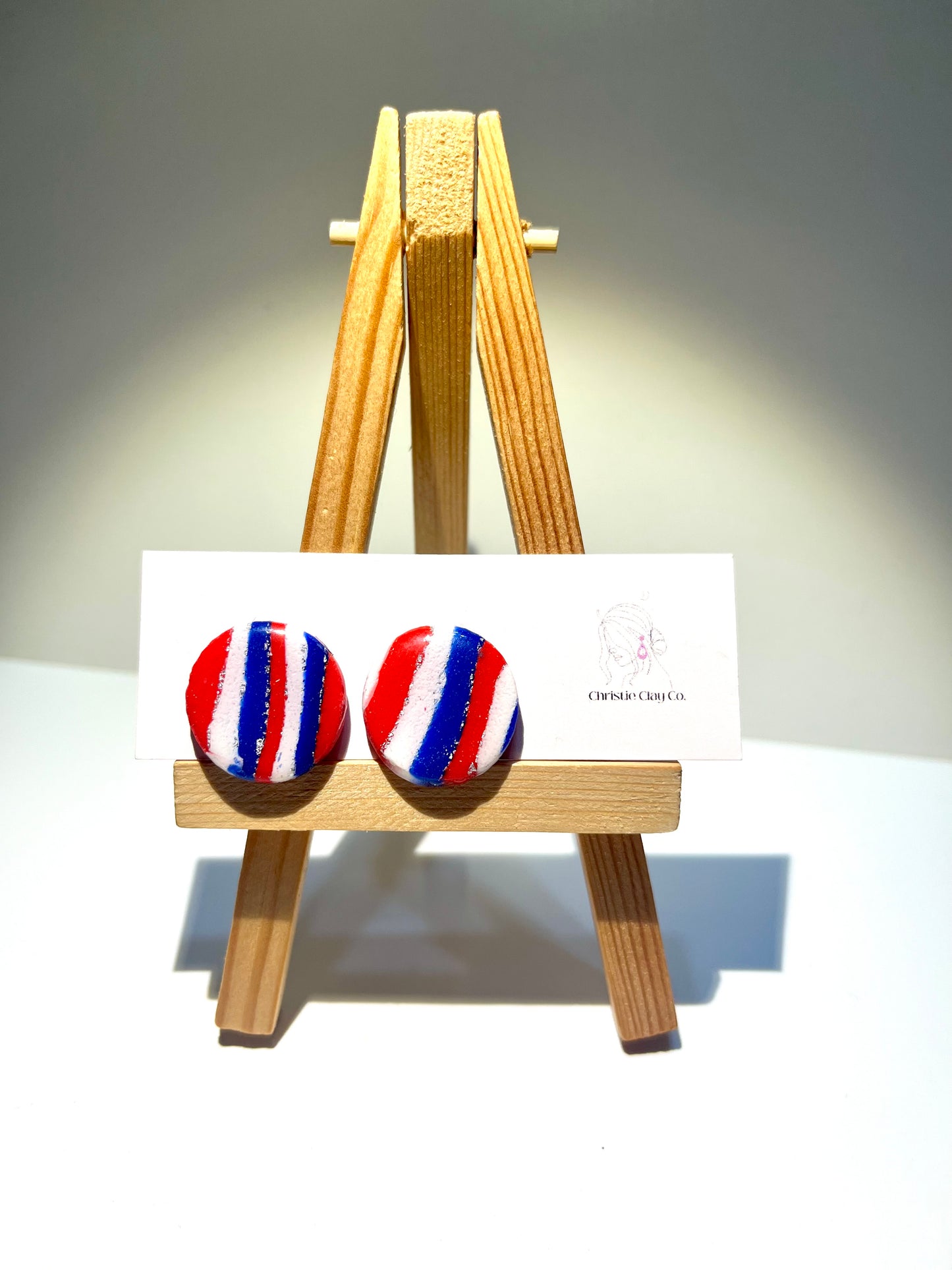 Red, White, & Blue-Circle design