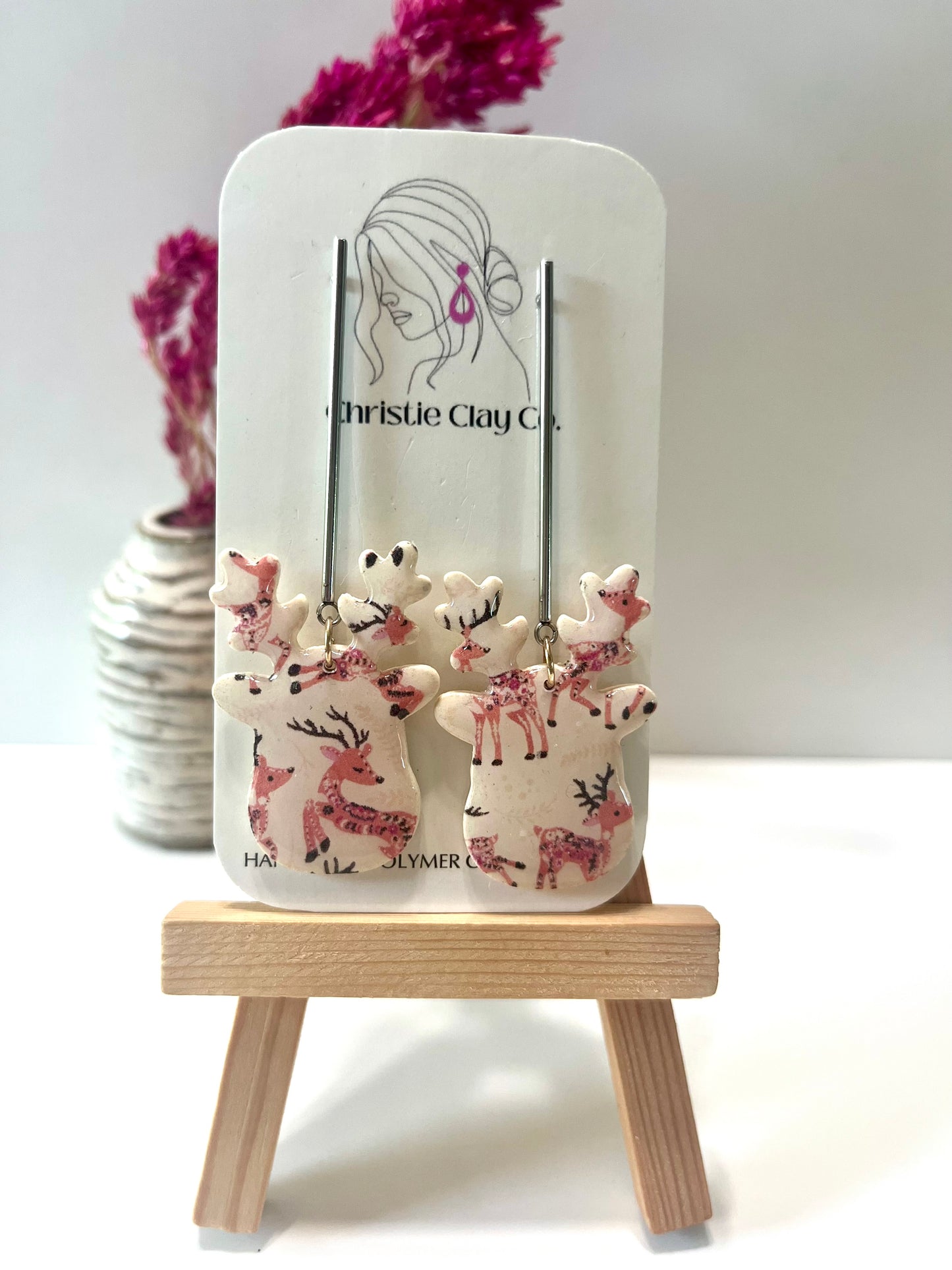 Christmas-Reindeer print cutout