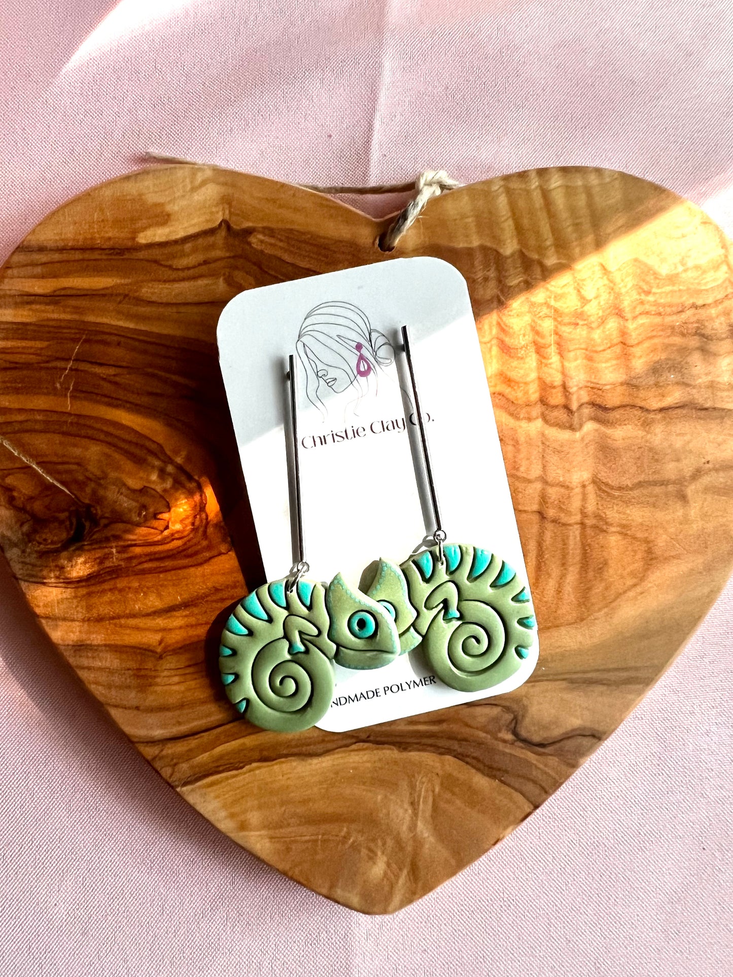 Whimsy. Chameleon Dangles