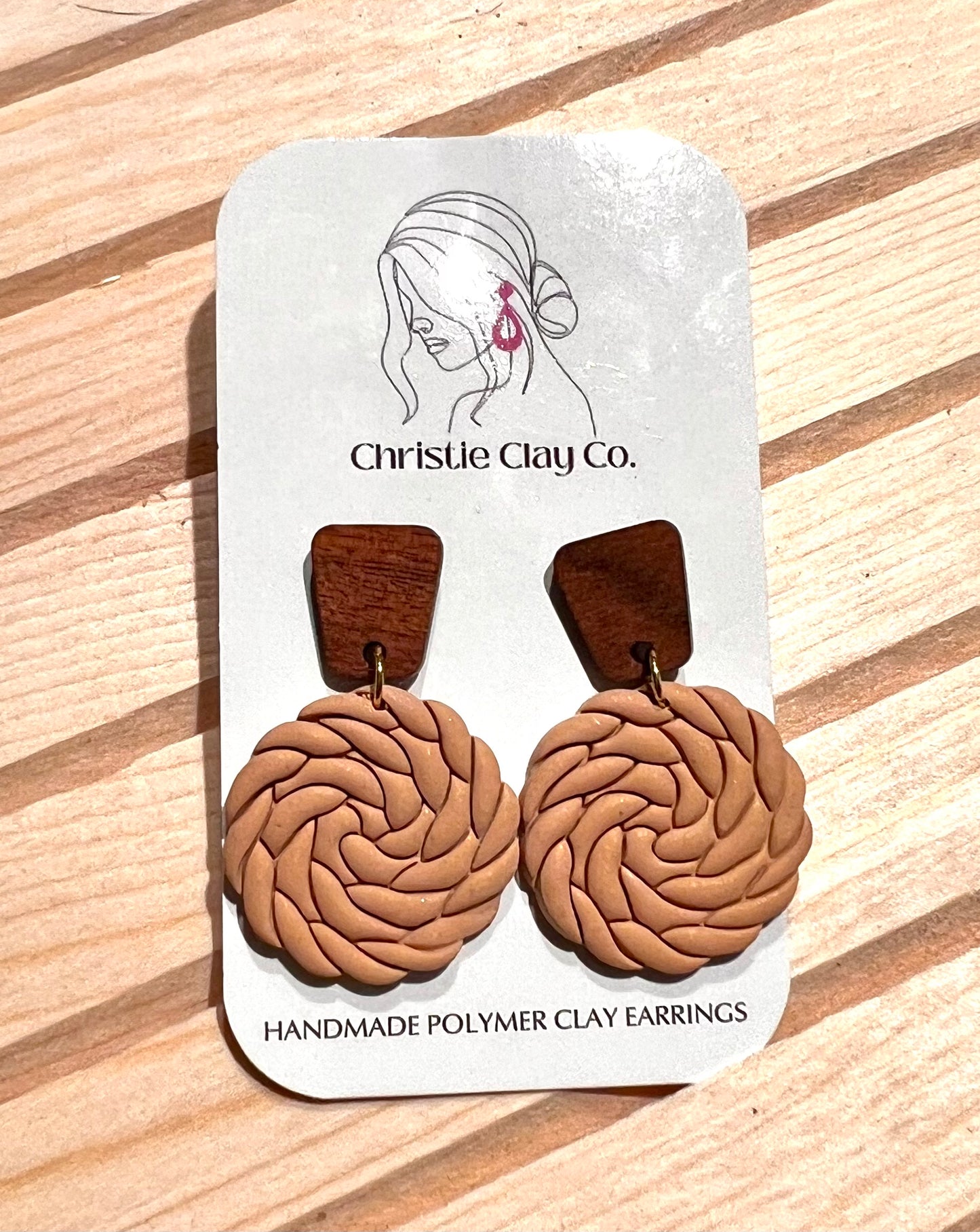 Weave Circle Earrings