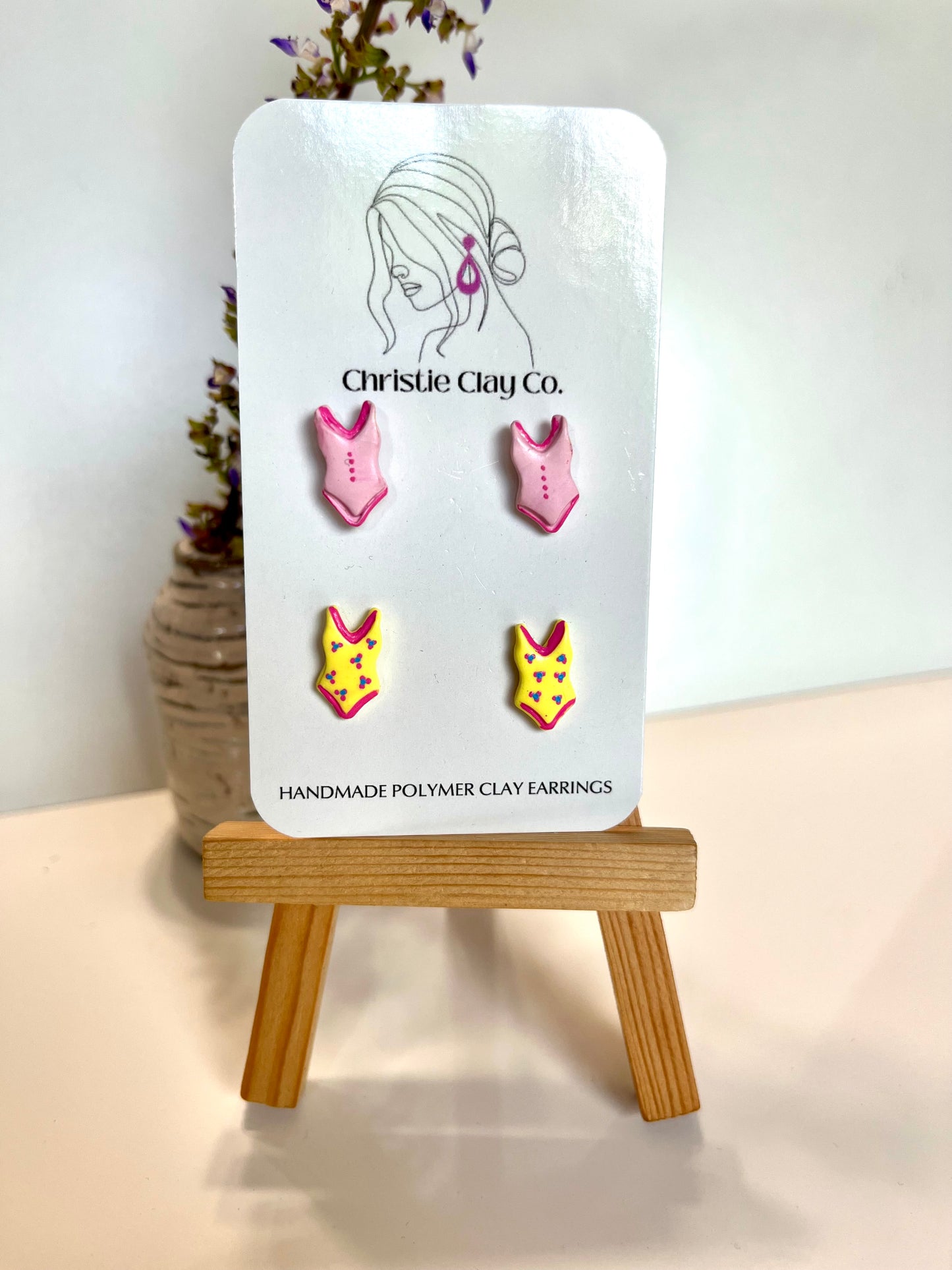 Bathing Suit-Set of two studs