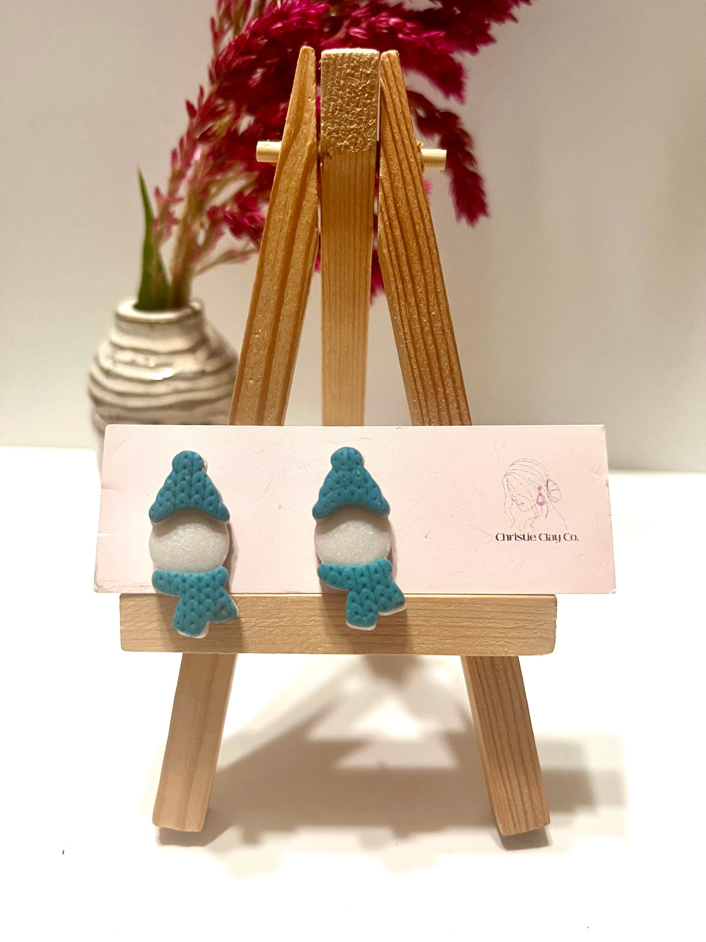 Winter-Snowman with scarf and hat