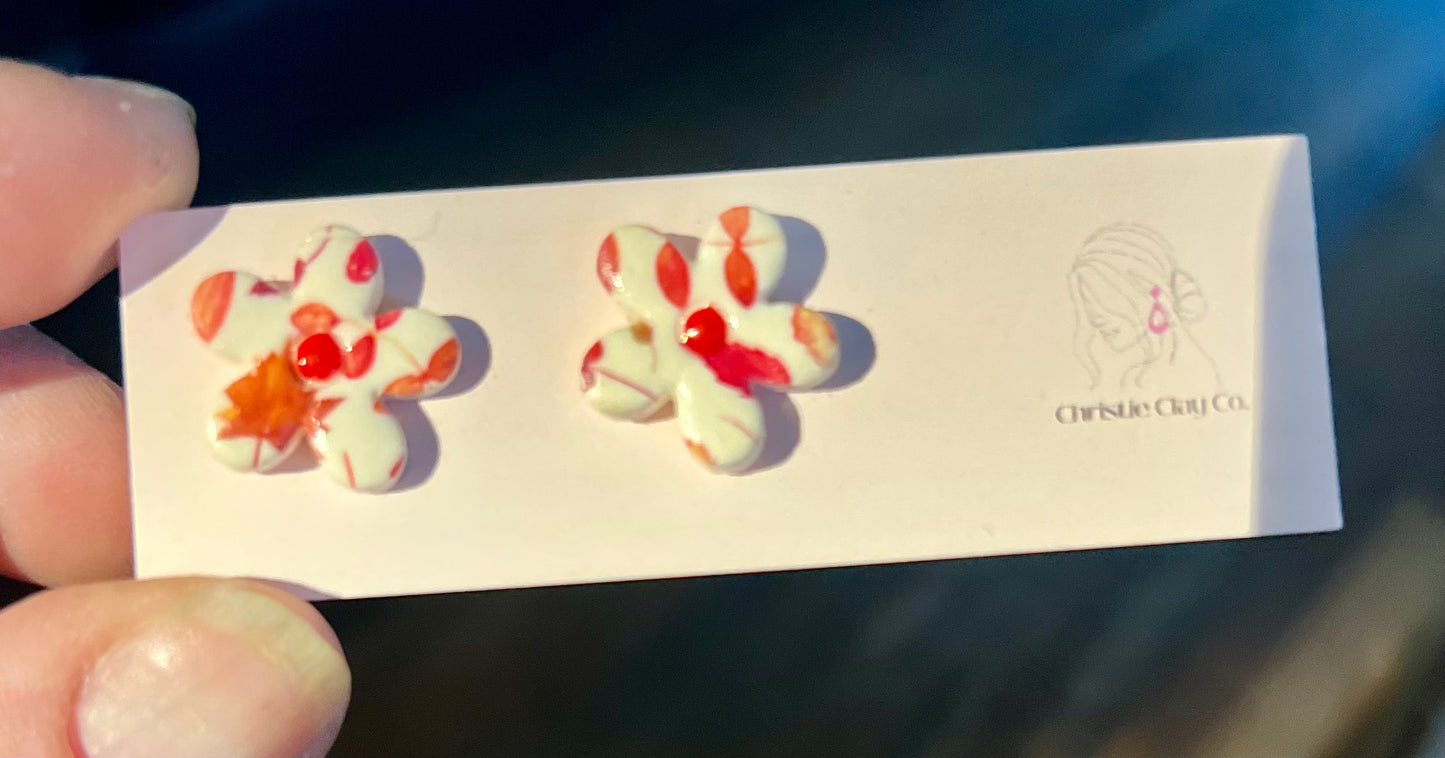 Floral Studs