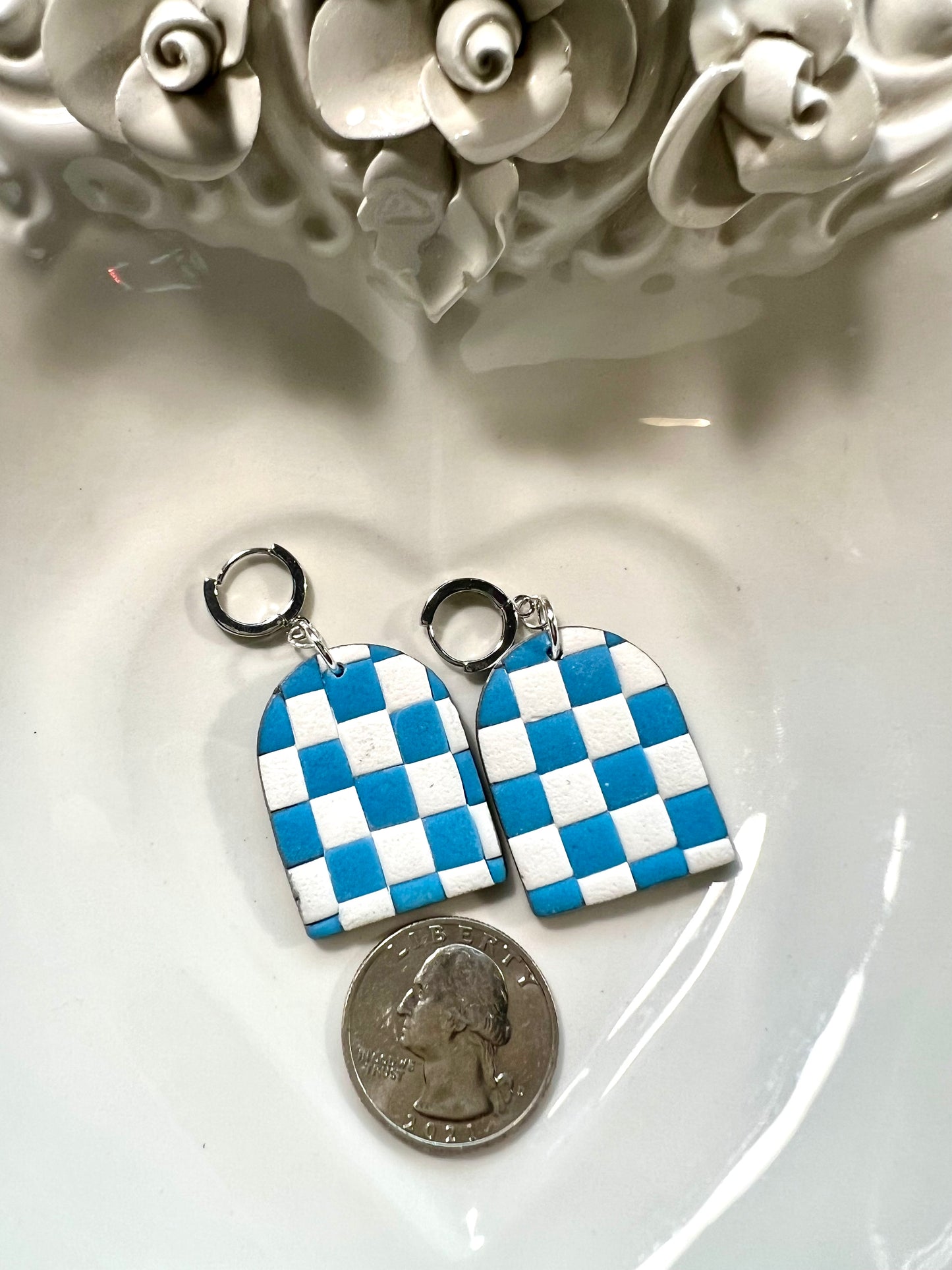 Spring - Checkerboard dangles