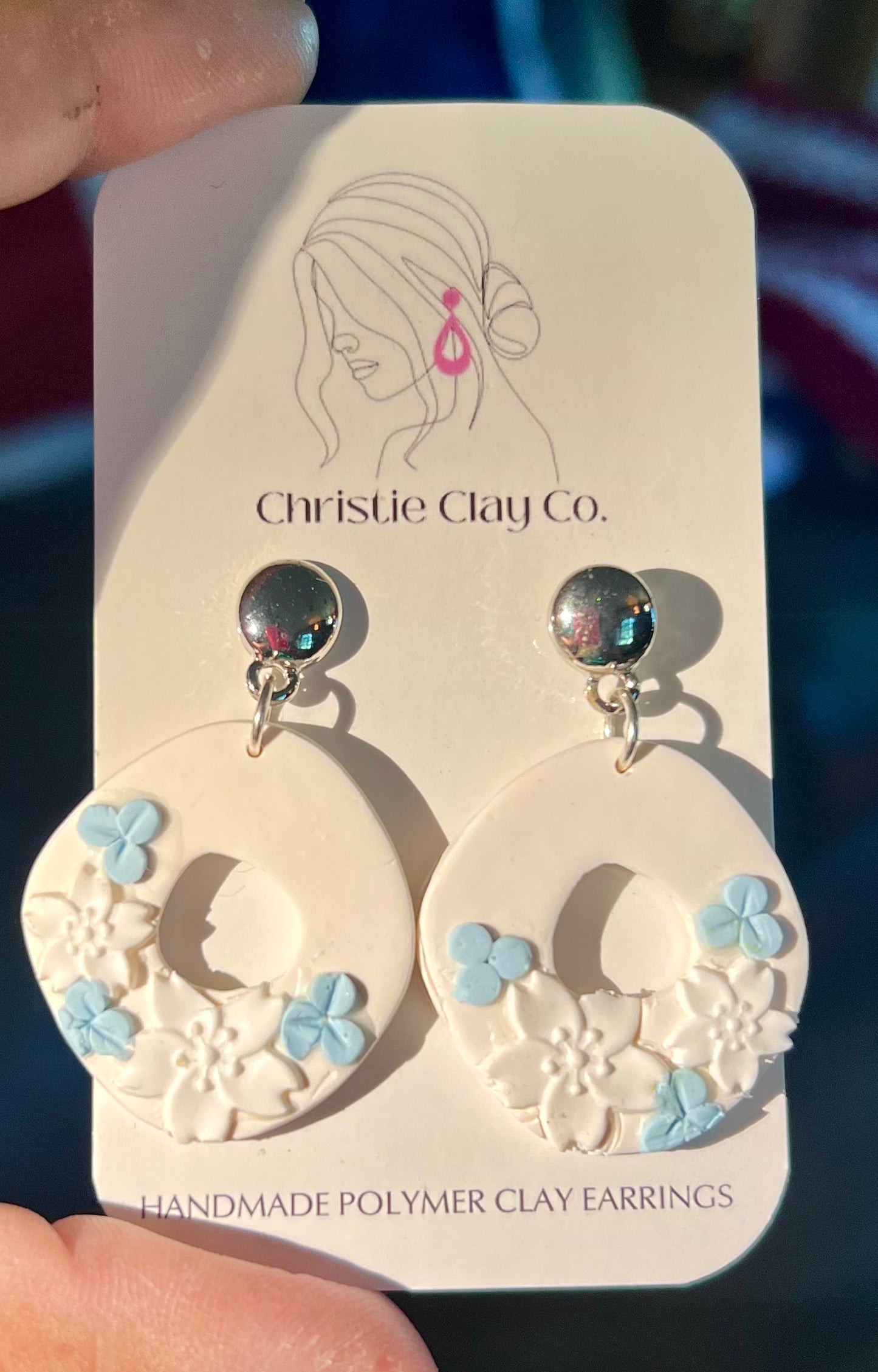 Bridgerton Inspired - White Floral Drop