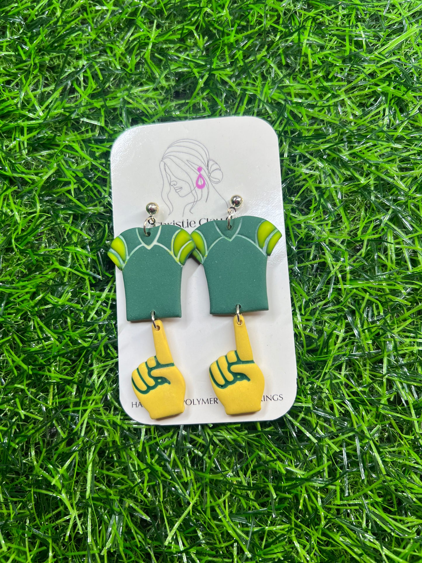 Sports Collection. Football - Jersey and Foam Finger (Green Bay)