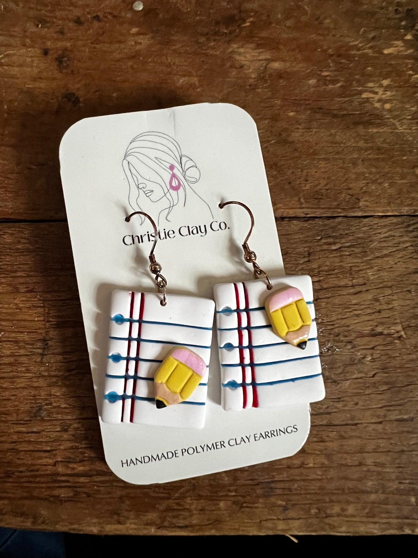 Back To School - Paper and Pencil Dangles