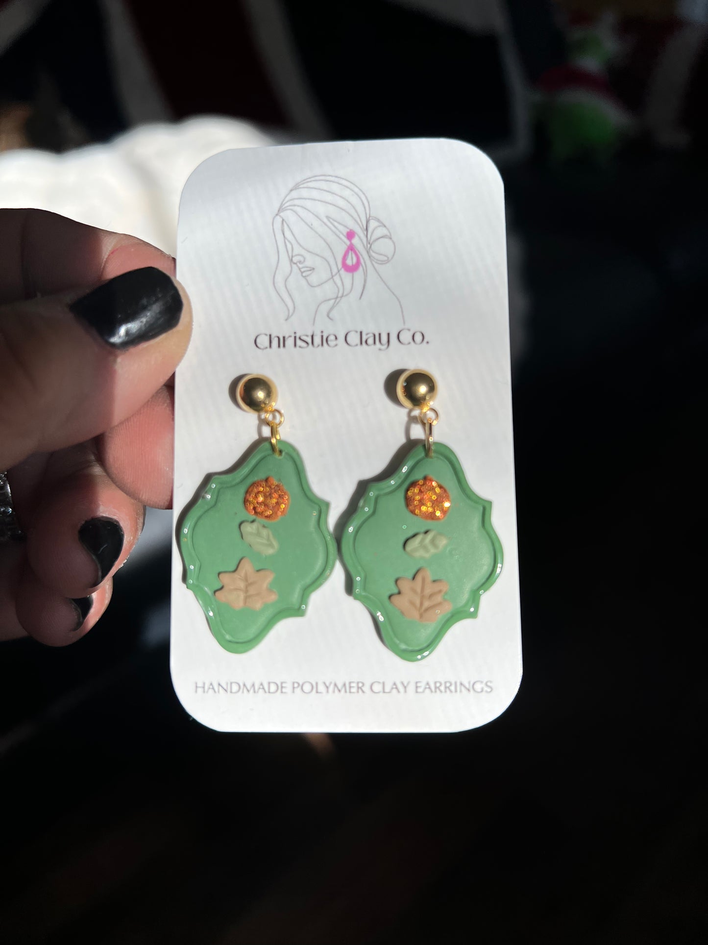 Fall - Frames Fall Leaves and Sparkle Pumpkins