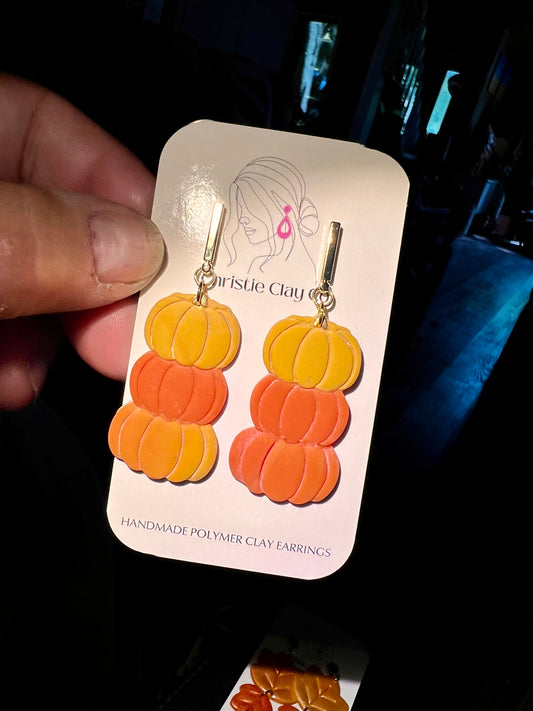 Fall - Stacked Pumpkins with Bar Drop