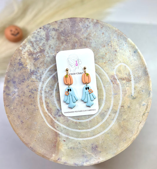 Fall/Halloween - Pumpkin Ghosts