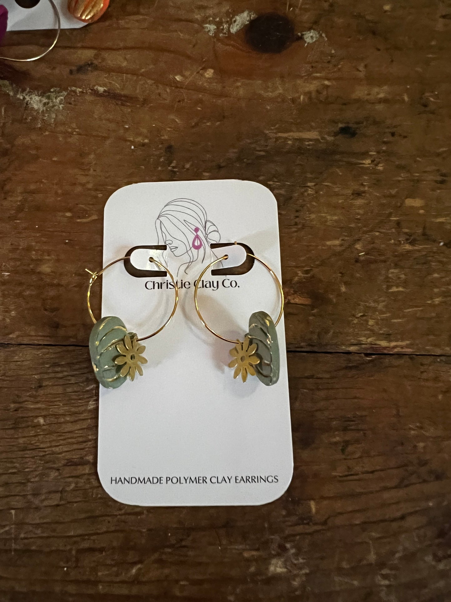 Fall - Gold Flake Pumpkins with Flower Accent