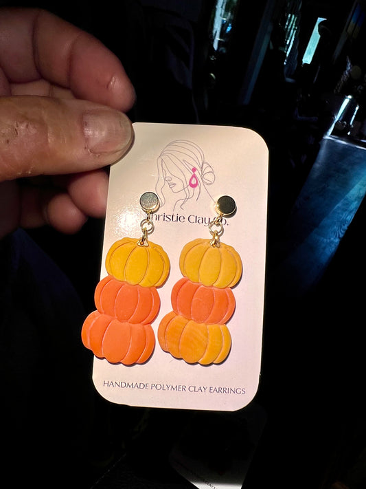 Fall - Stacked Pumpkins