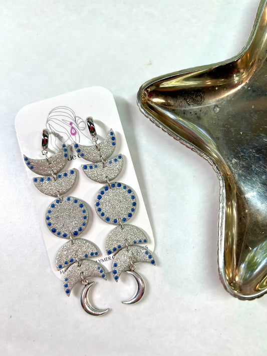 Celestial - Moon phases with Silver Details