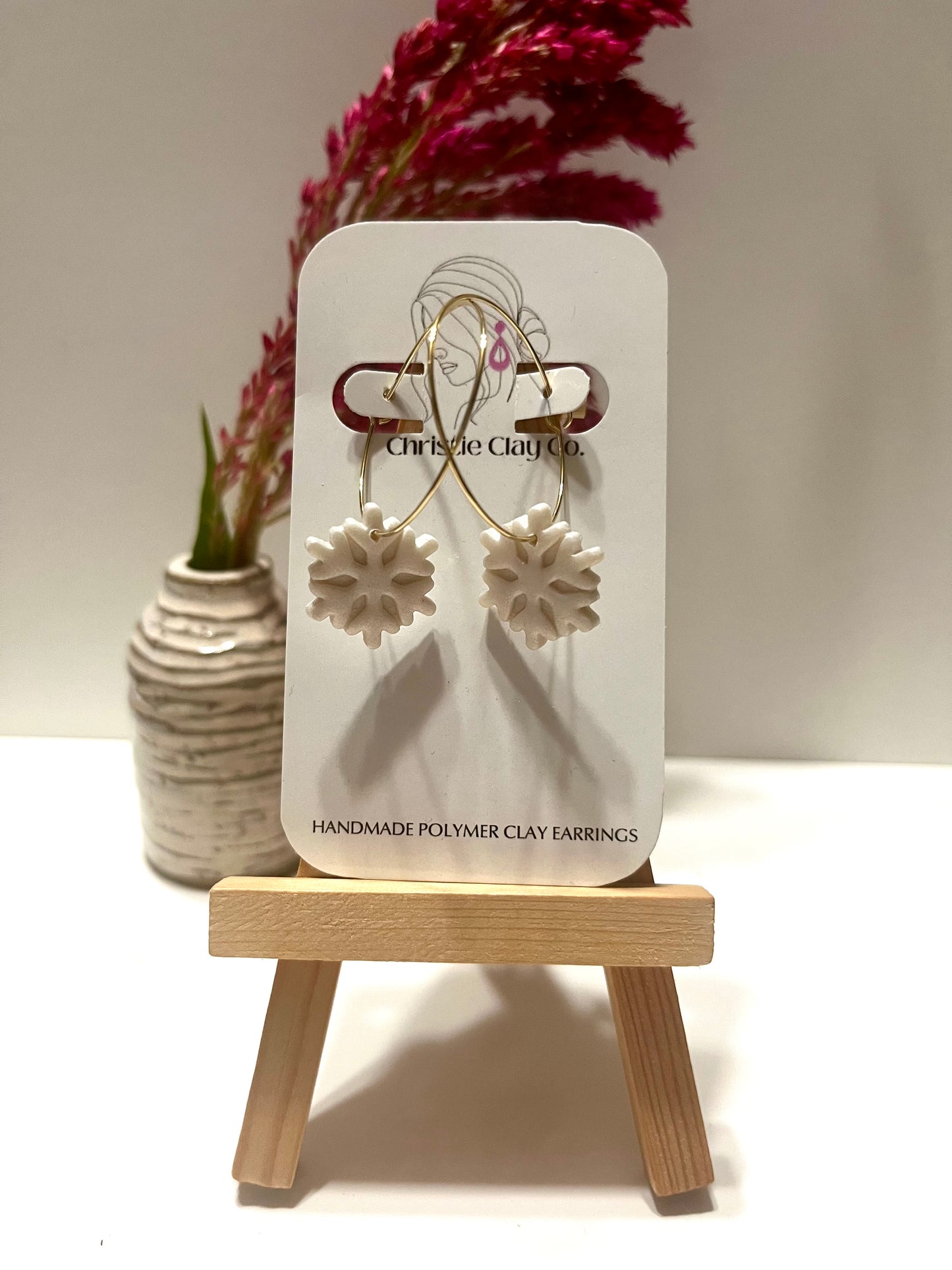 Winter-Snowflake hoops