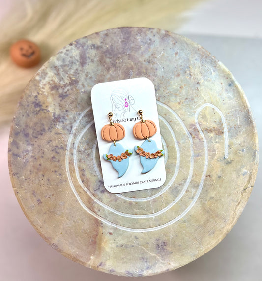 Fall/Halloween - Pumpkin Ghosts