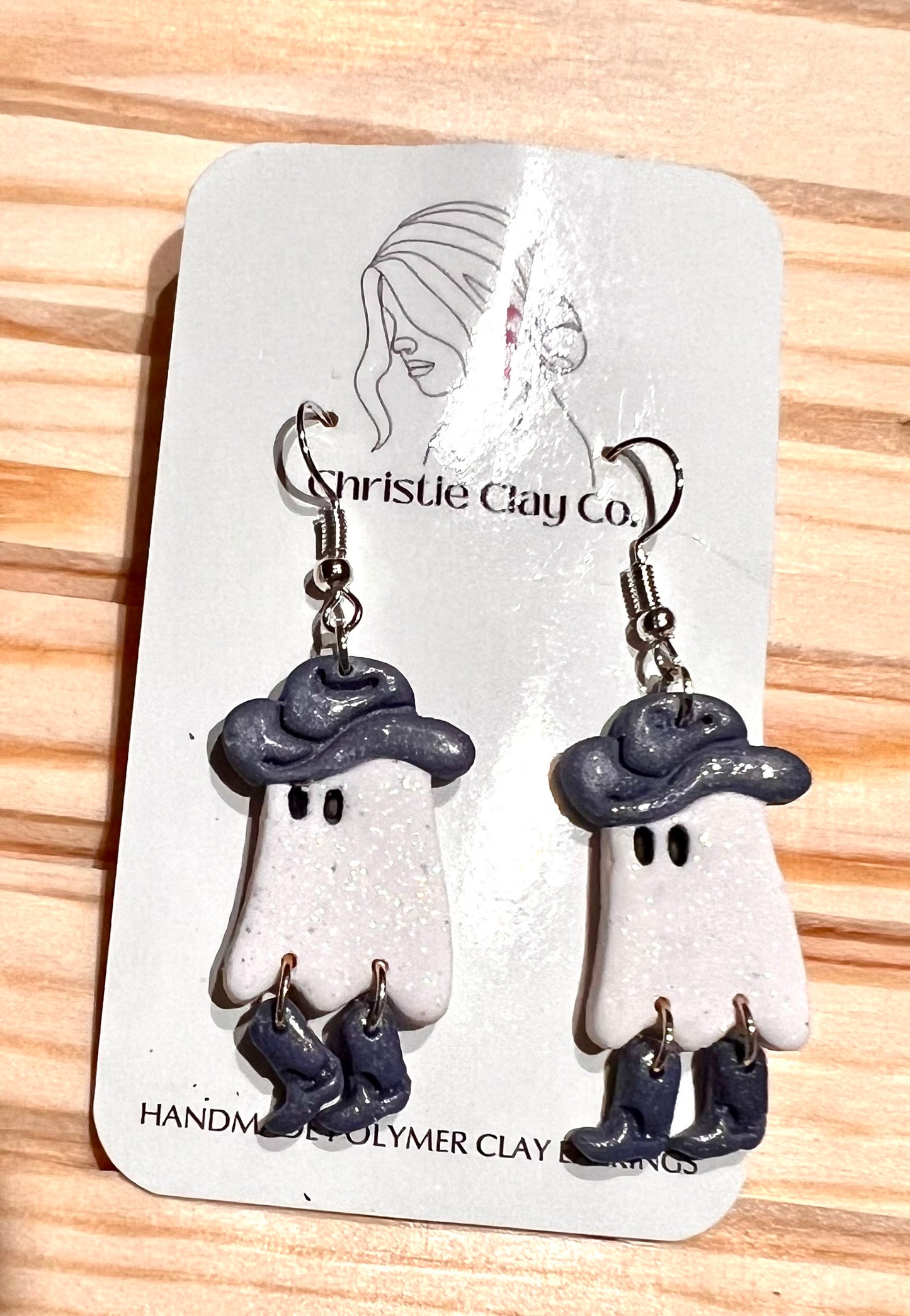 Halloween - Cowboy Ghost with Dangle Boots