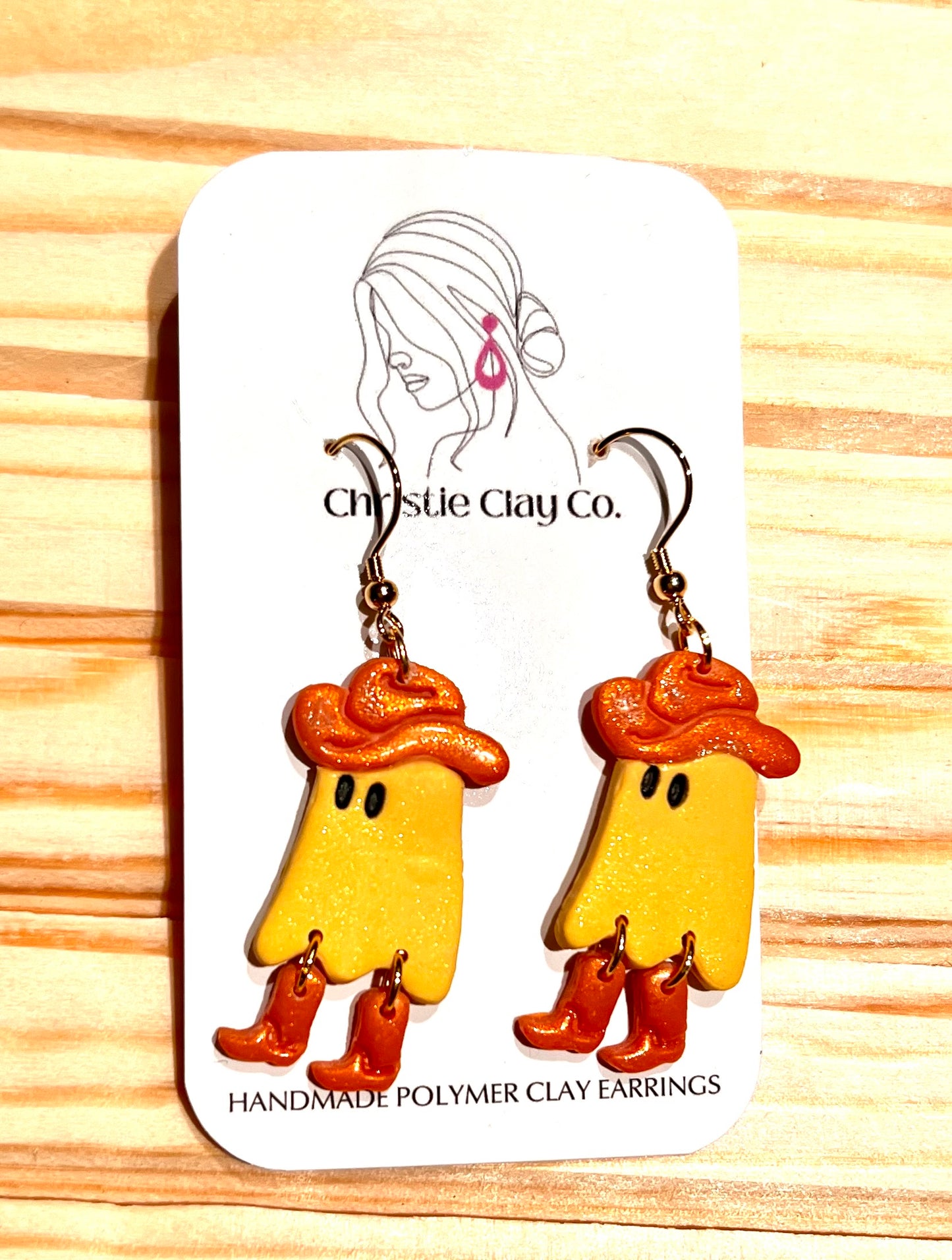 Halloween - Cowboy Ghost with Dangle Boots