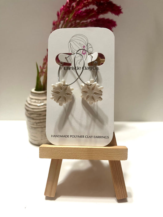 Winter-Snowflakes on hoops