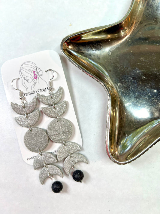 Celestial - Moon phases with Lava Rock