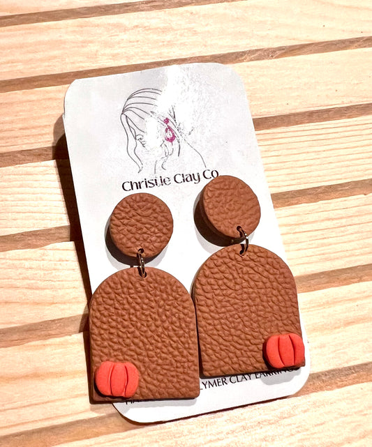 Fall - Simple Dangle with Pumpkin Accent