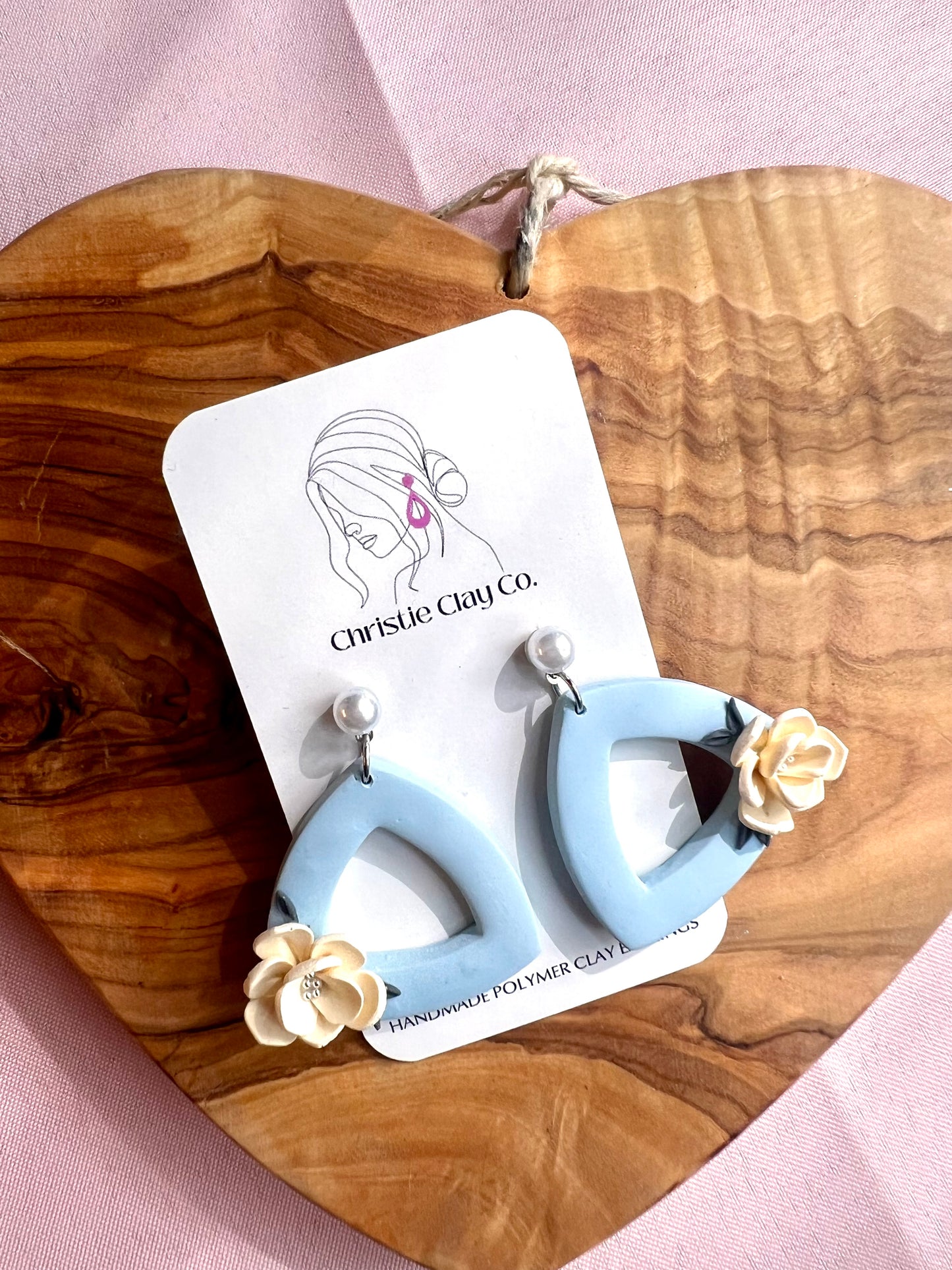 Bridgerton Inspired - Baby Blue Dangle Cutout