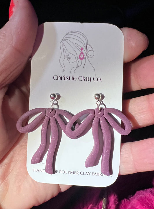 Bows - Purple Droopy Bows