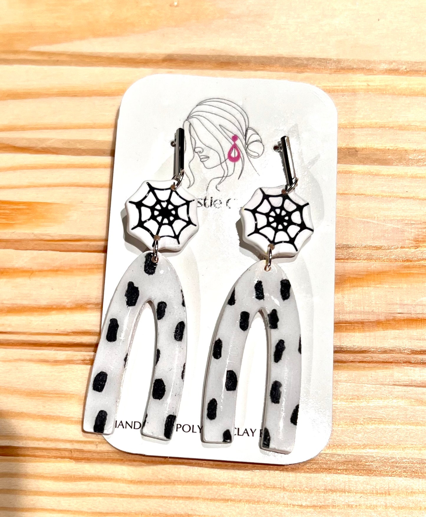 Halloween - Spiderweb and Spider Dangles