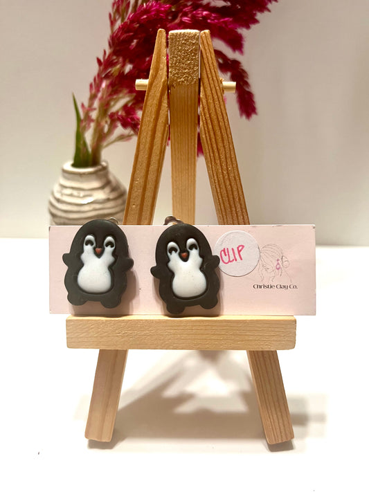 Winter-Penguin clip-on