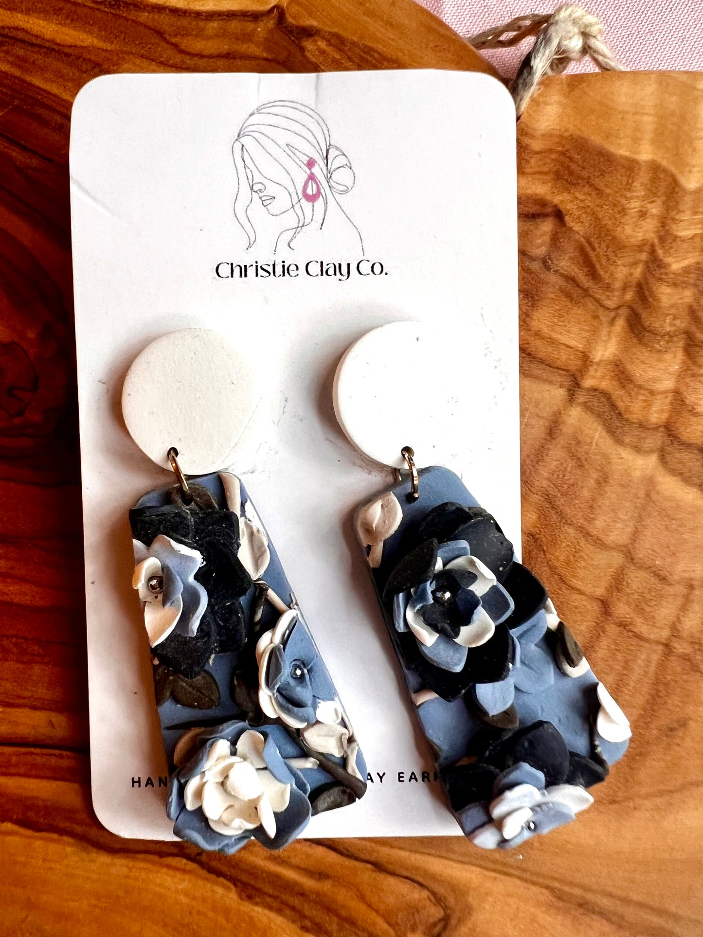 Florals - Trapezoid Dangle