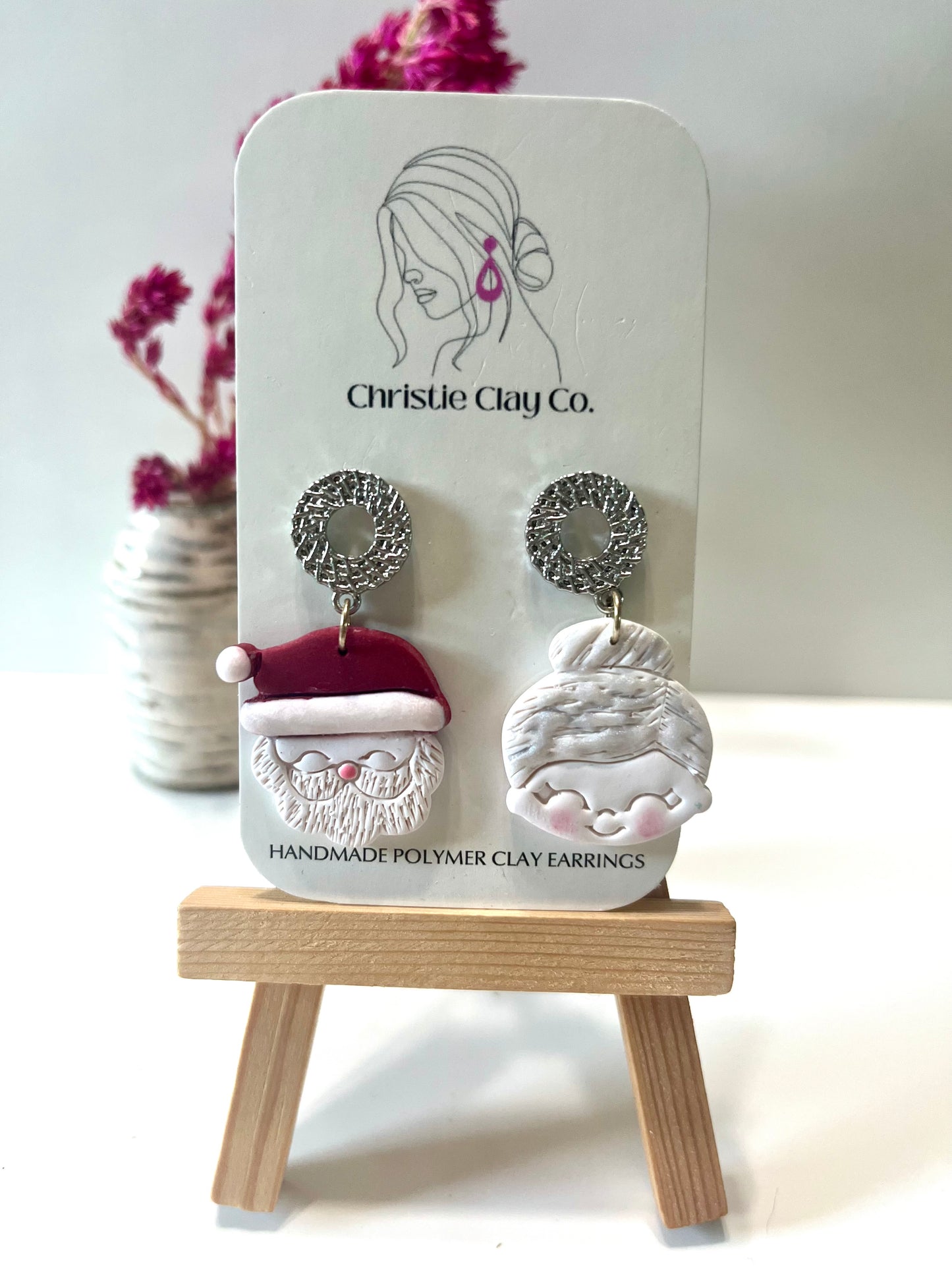 Christmas-Santa and Mrs. Claus face