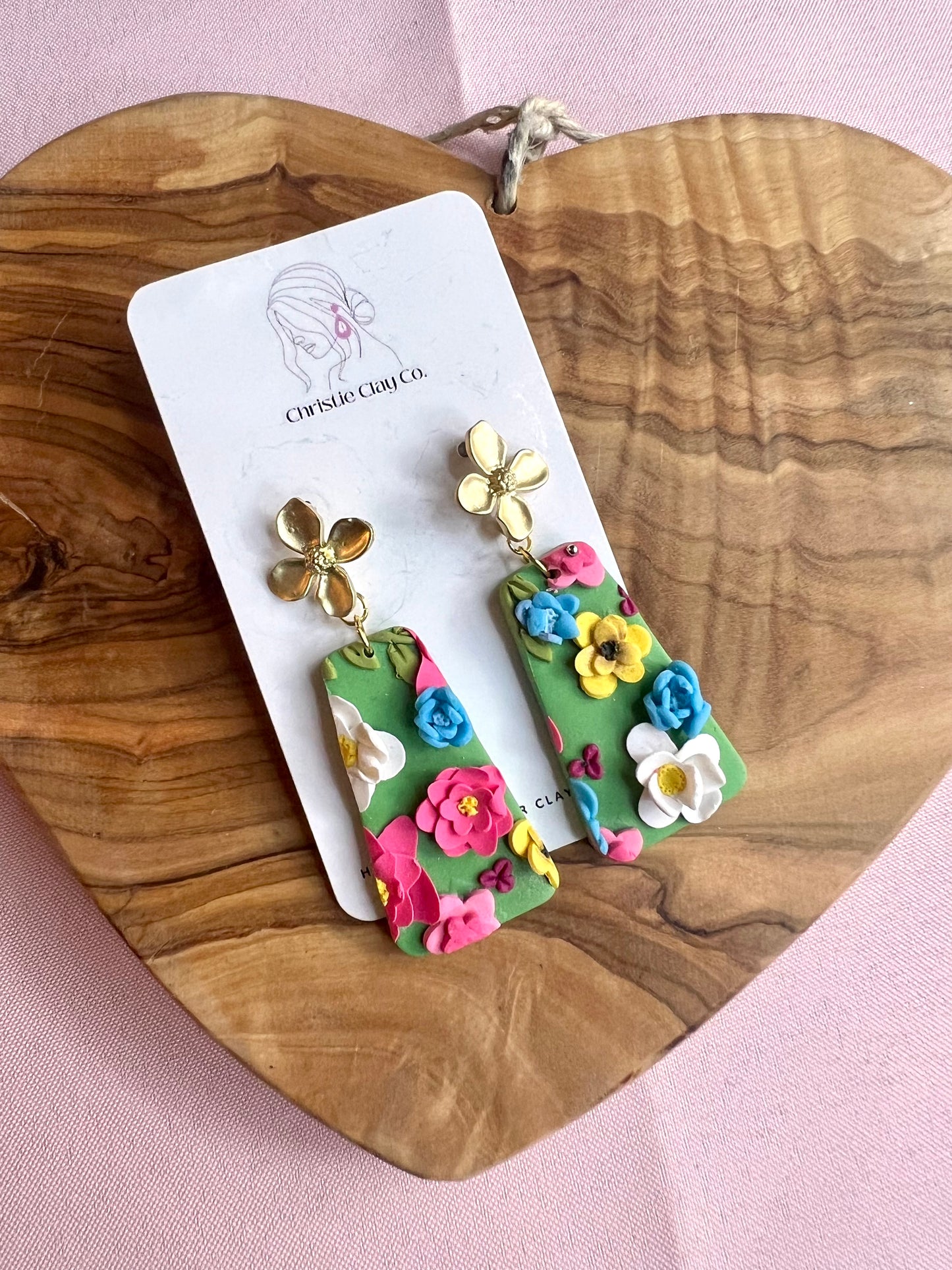 Florals.  Floral Slab Trapezoid