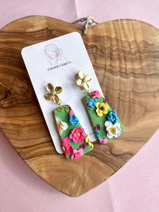 Florals.  Floral Slab Trapezoid