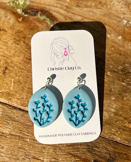 Floral Imprint Dangles