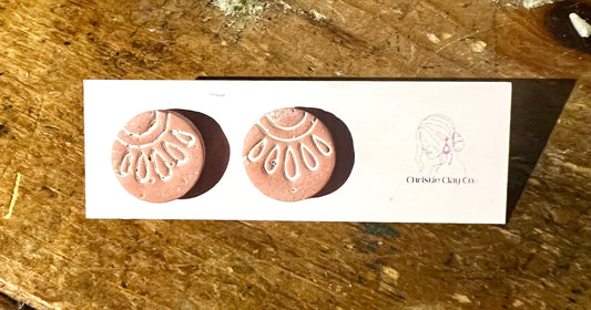 Terracotta - Faux Terracotta Studs